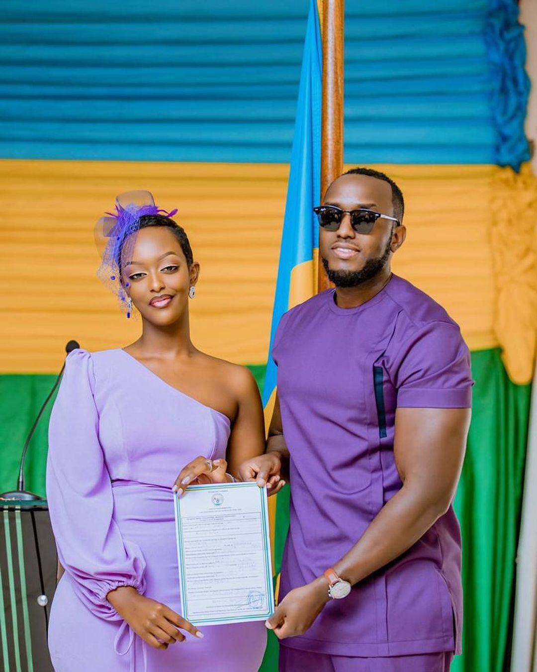 RWANDA: The Ben Exchanges Legal Vows With Pamela Uwicyeza To Become ...