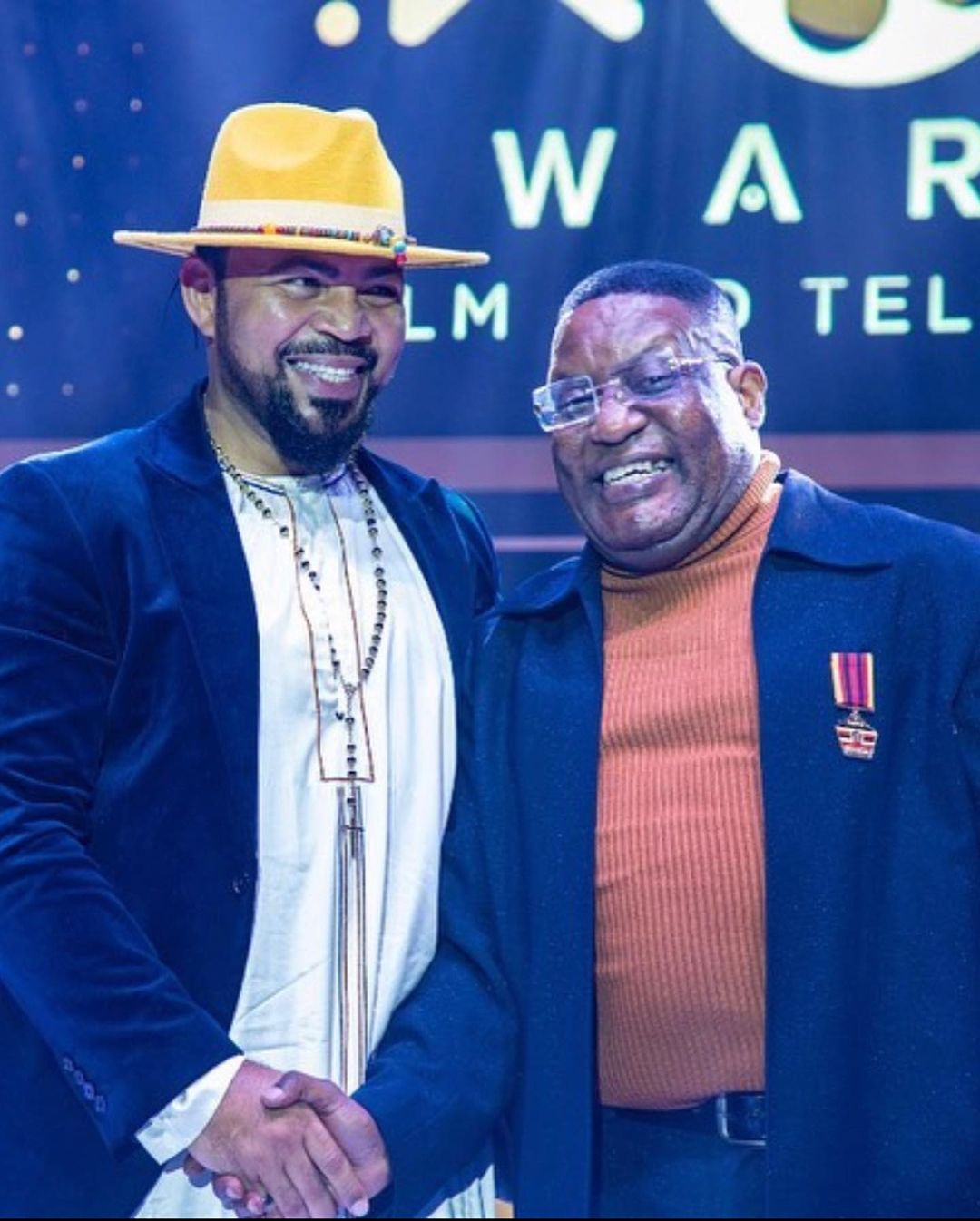 Dr. Bbosa with Nigerian Actor Ramsey Nouah