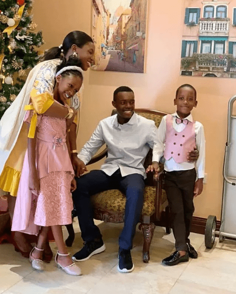 Justine Nameere, Justine expecting and her kids, justine nameere and kennedy nsubuga,