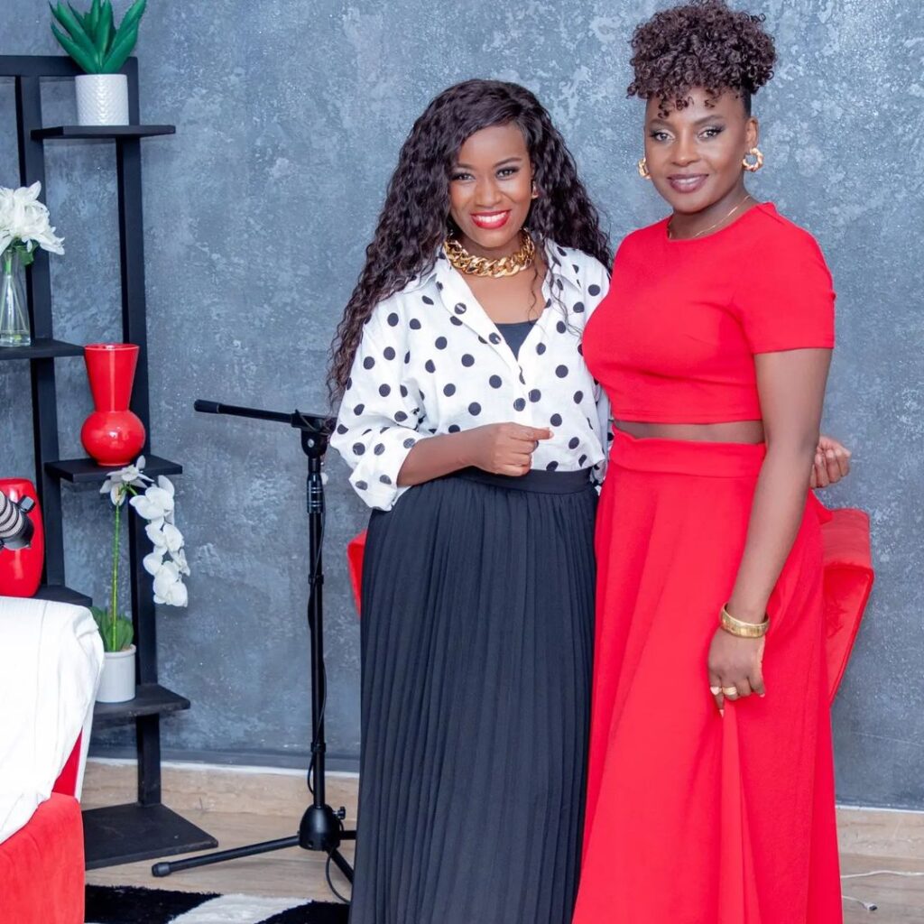 Juliana Kanyomozi and Iryn Namubiru