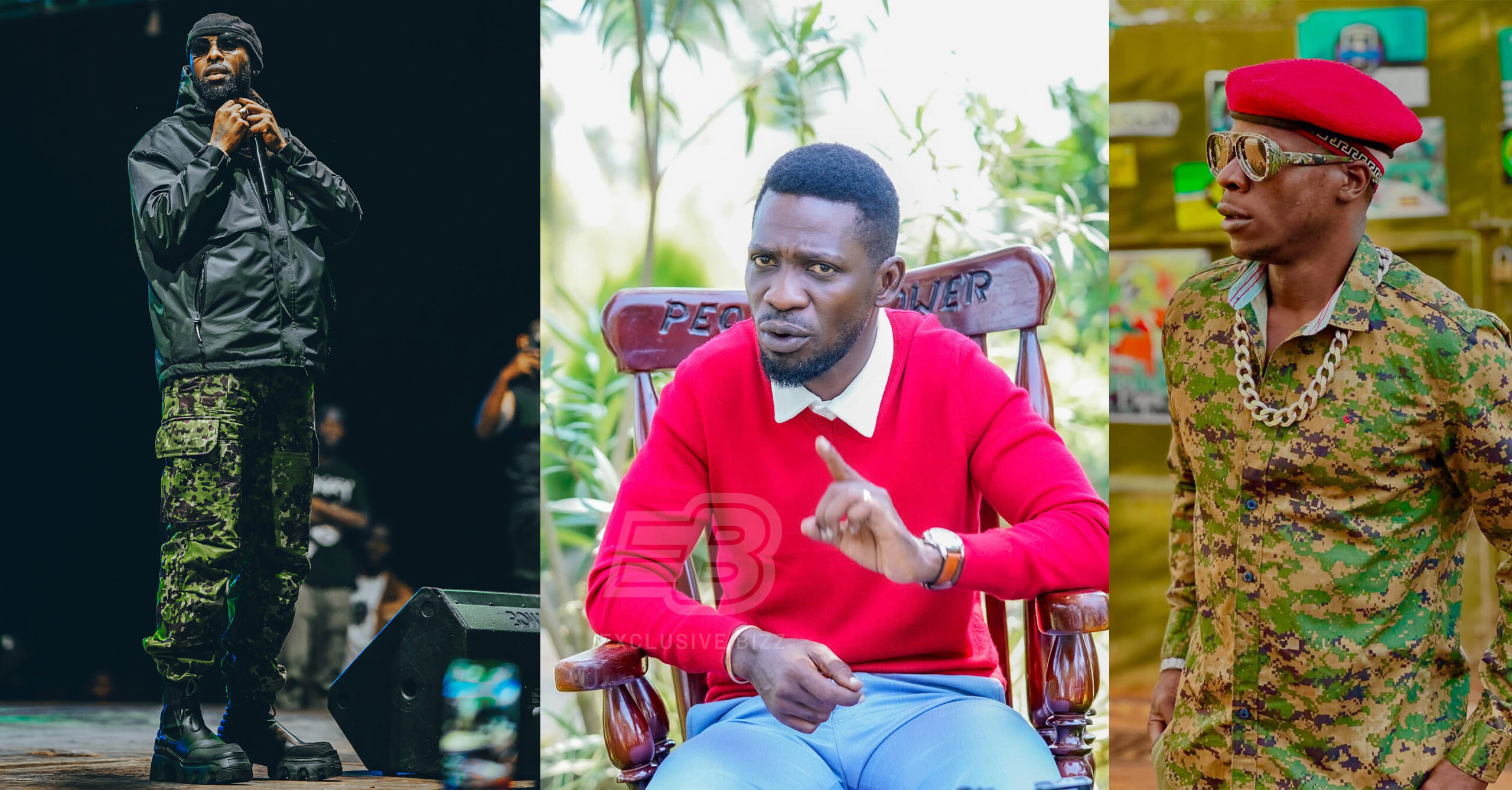 Bobi Wine, Alien Skin, Eddy Kenzo